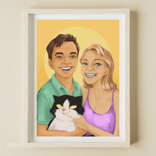 Modern Minimalist New Wall Art Painting Print Instagram Story (I